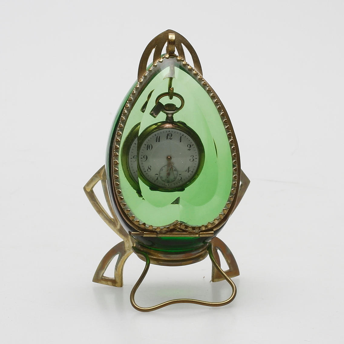 FICKUR, silver med FICKURSTÄLL, glas och gulmetall.