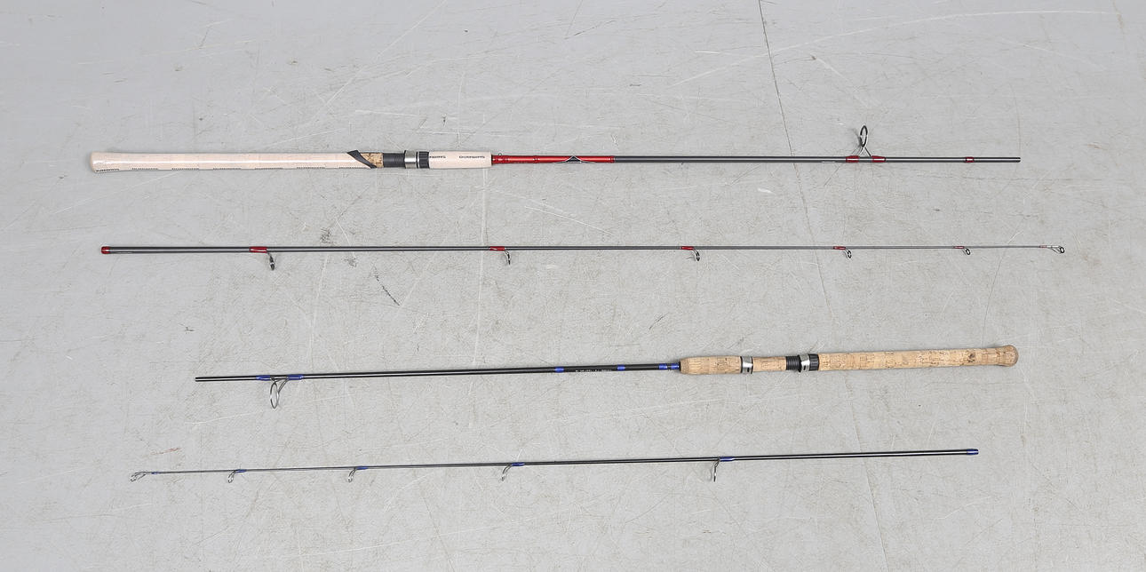 FISKESPÖN, 2 delar, Shimano, Berkley.