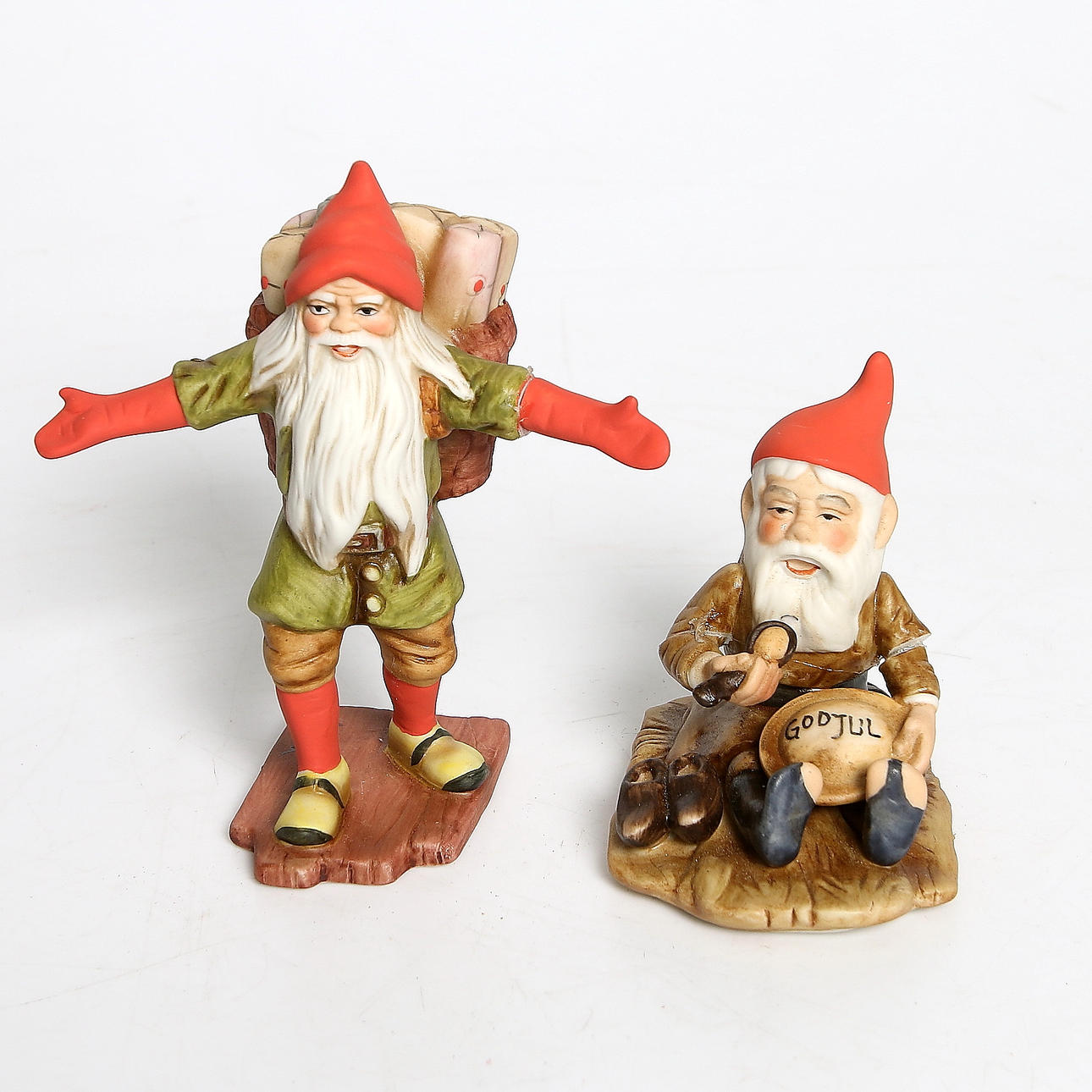 FIGURINER, 2 st, Tomtar, Jenny Nyström.