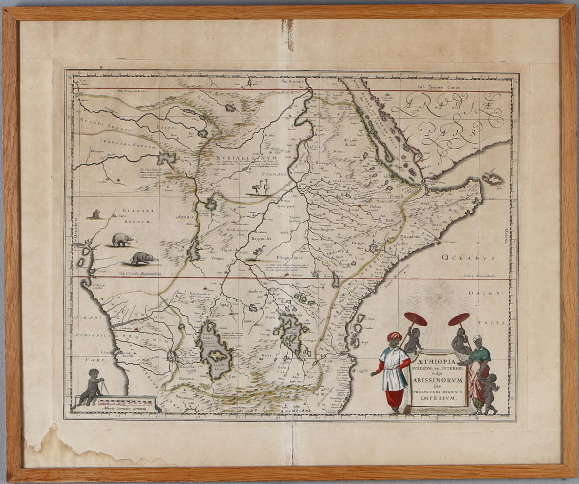 KARTA, Etiopien, Eethiopia.superior verl interior; vulgo Abissinorum...