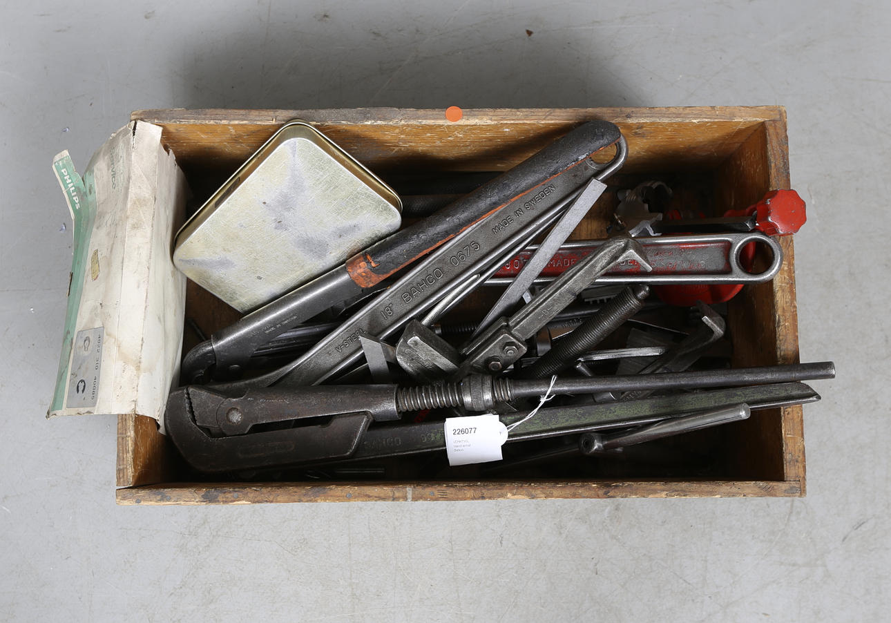 VERKTYG, bland annat Bahco.