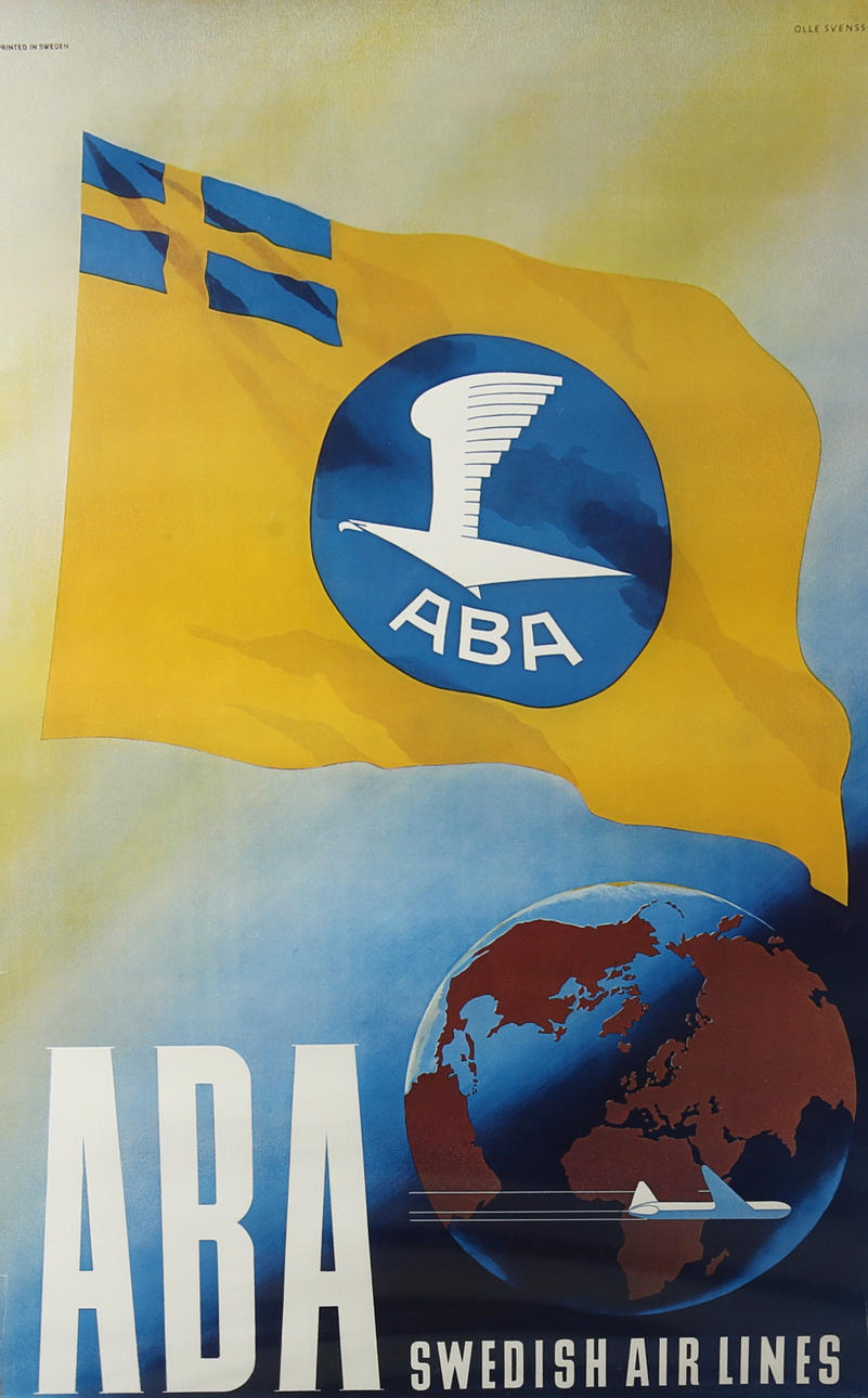 CARTEL, ABA Líneas aéreas suecas.