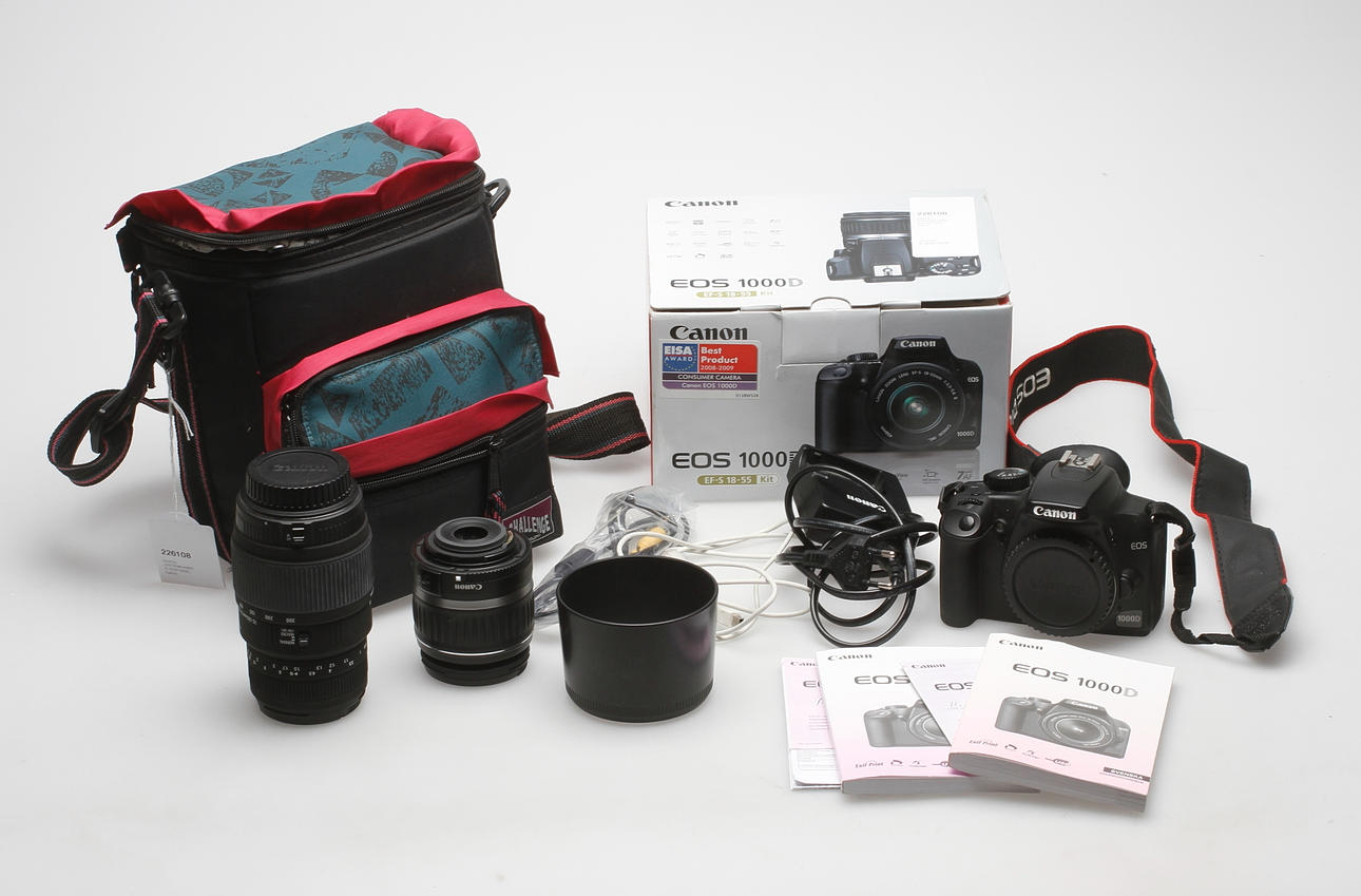 DIGITAL SYSTEMKAMERA, EOS1000D, Canon.