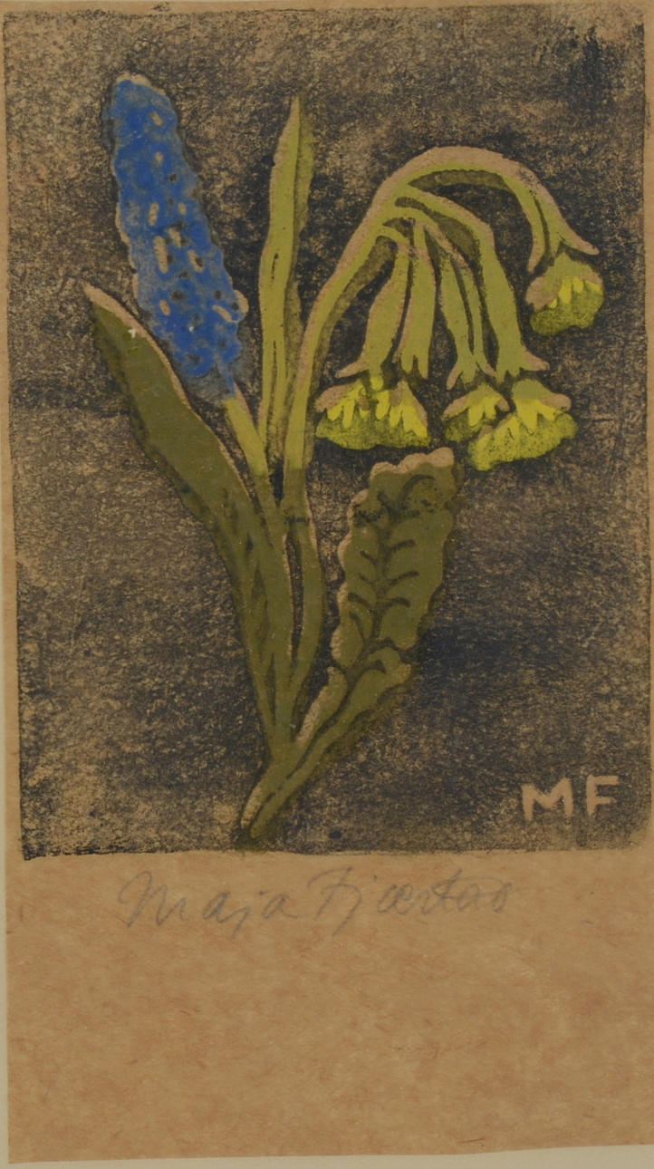 MAJA FJAESTAD. Färgträsnitt.