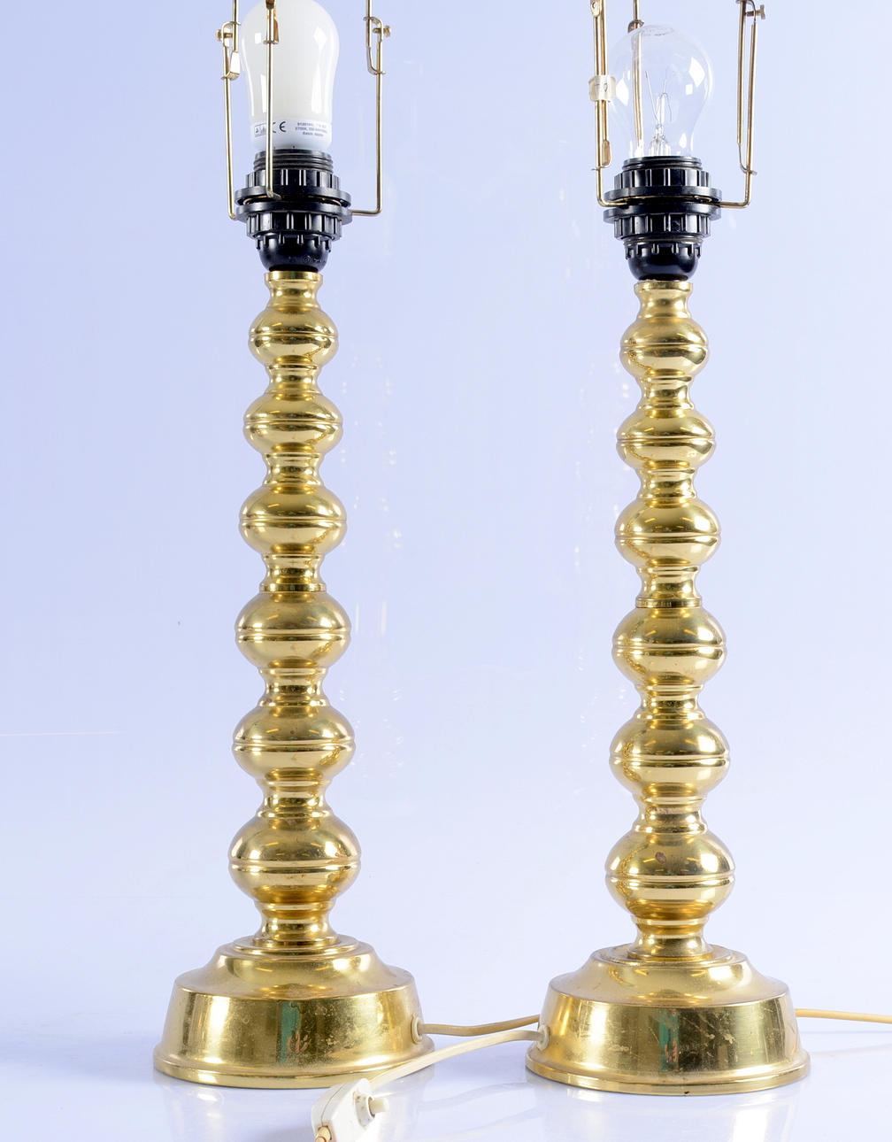 BORDSLAMPOR, gulmetall, Enco, Nr. 69.