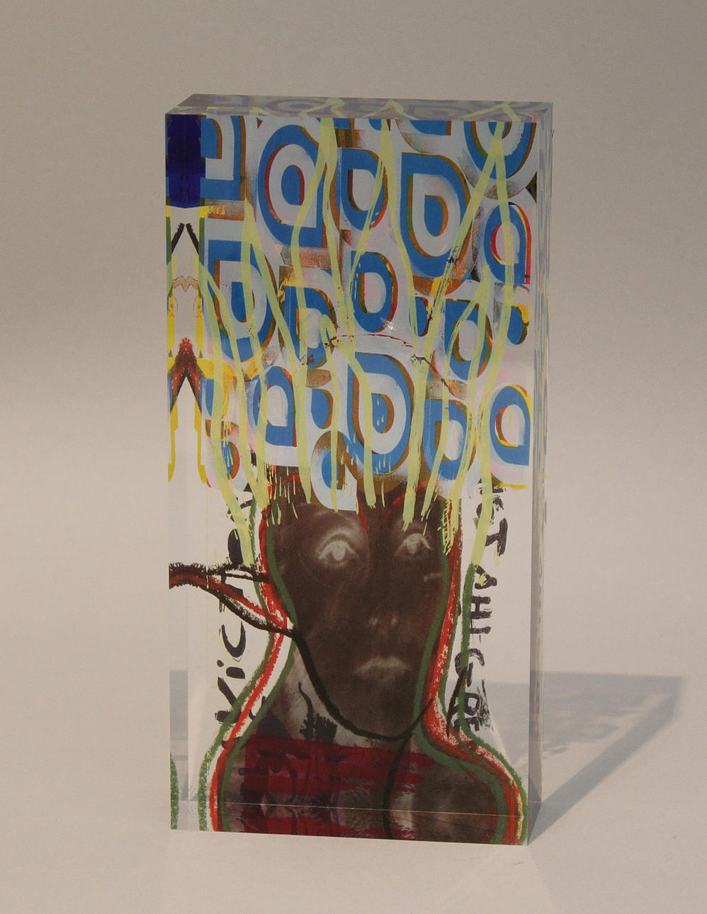 JUAN CANO. Victoria Benedictsson". Skulptur, plexiglas. Signerad J Cano. 13/15.