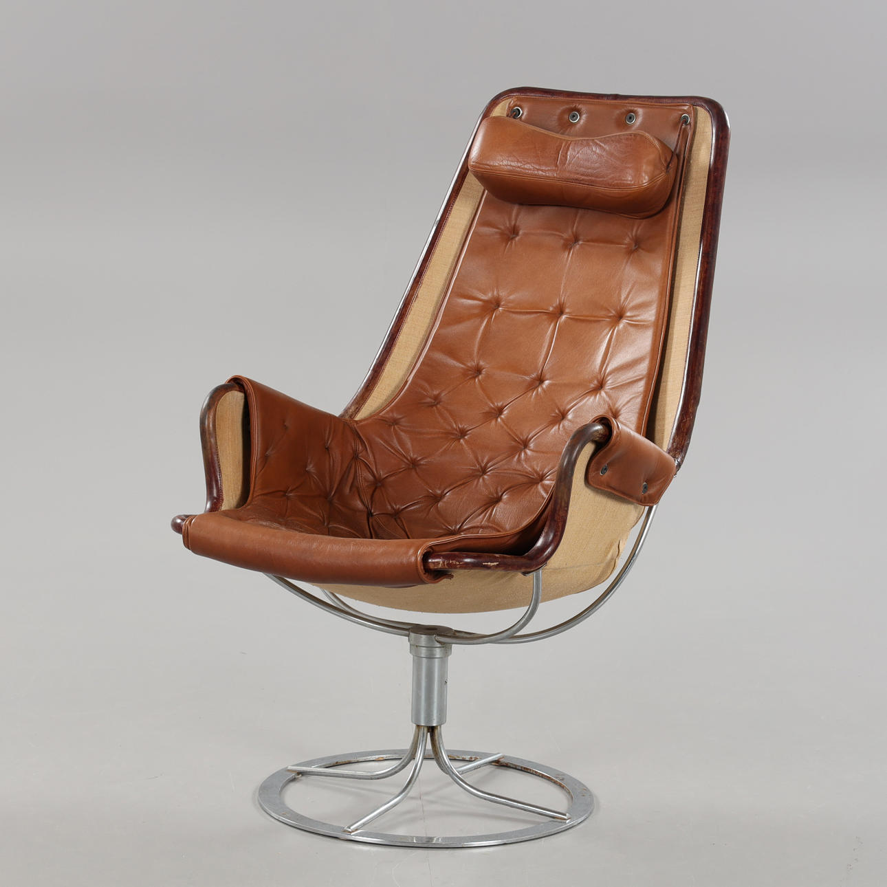 BRUNO MATHSSON. Lænestol, "Jetson", Dux, designet i 1969.