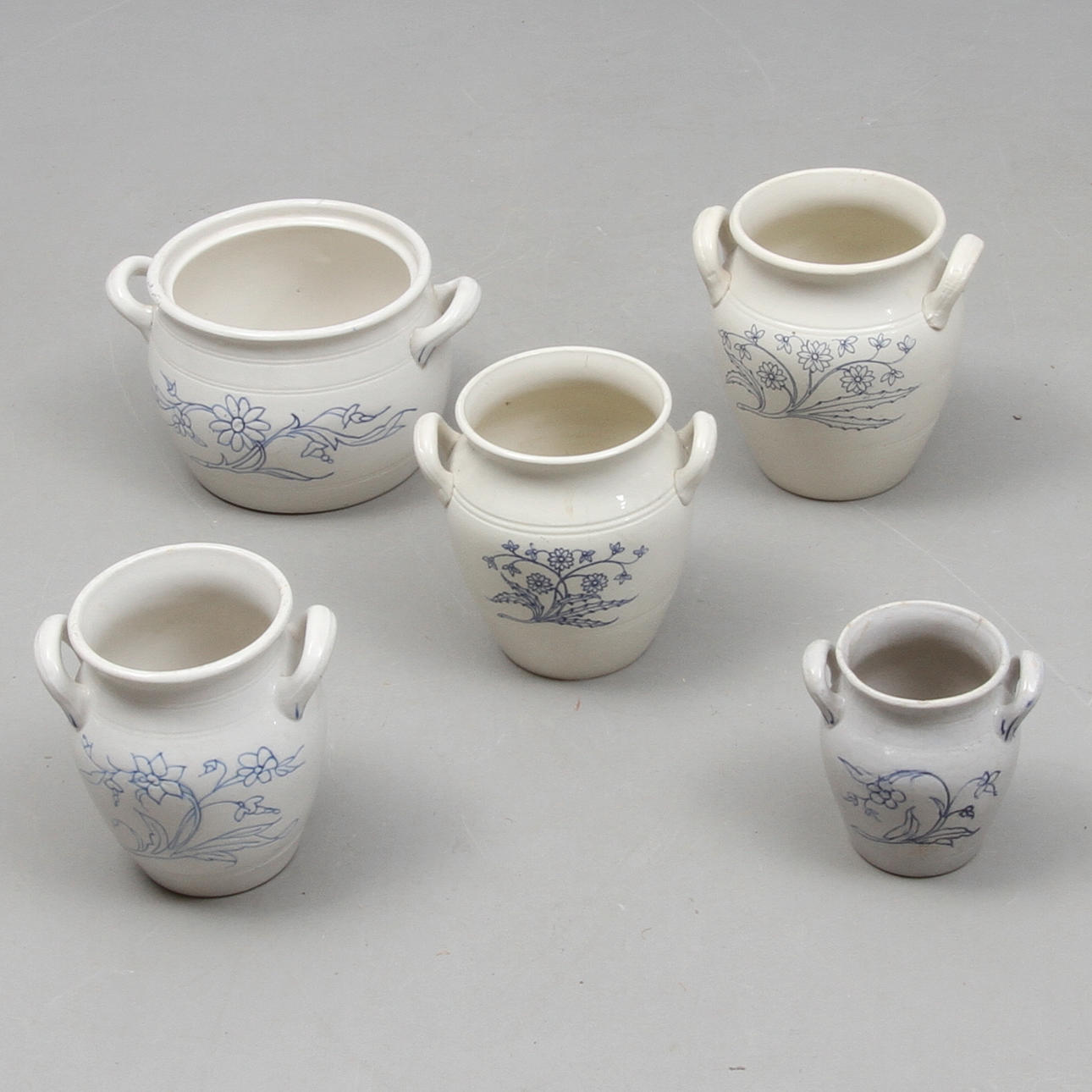 SYLTKRUS, 5 st, keramik, Rörstrand och Gustavsberg.