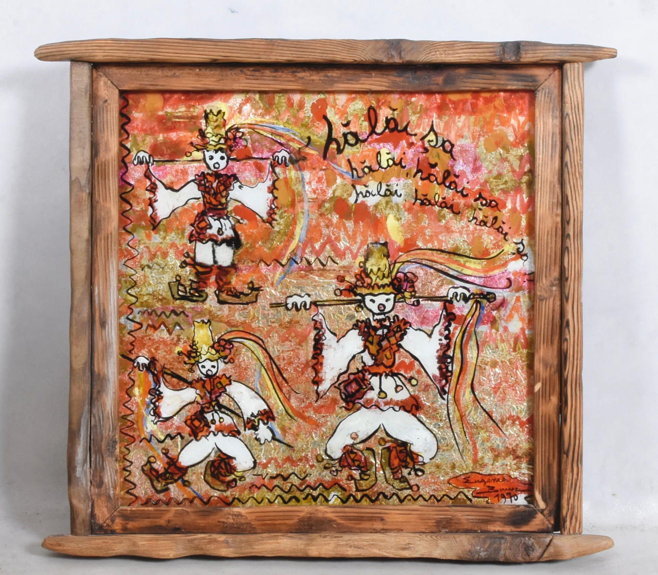 OIDENTIFIERAD KONSTNÄR. Stained glass.