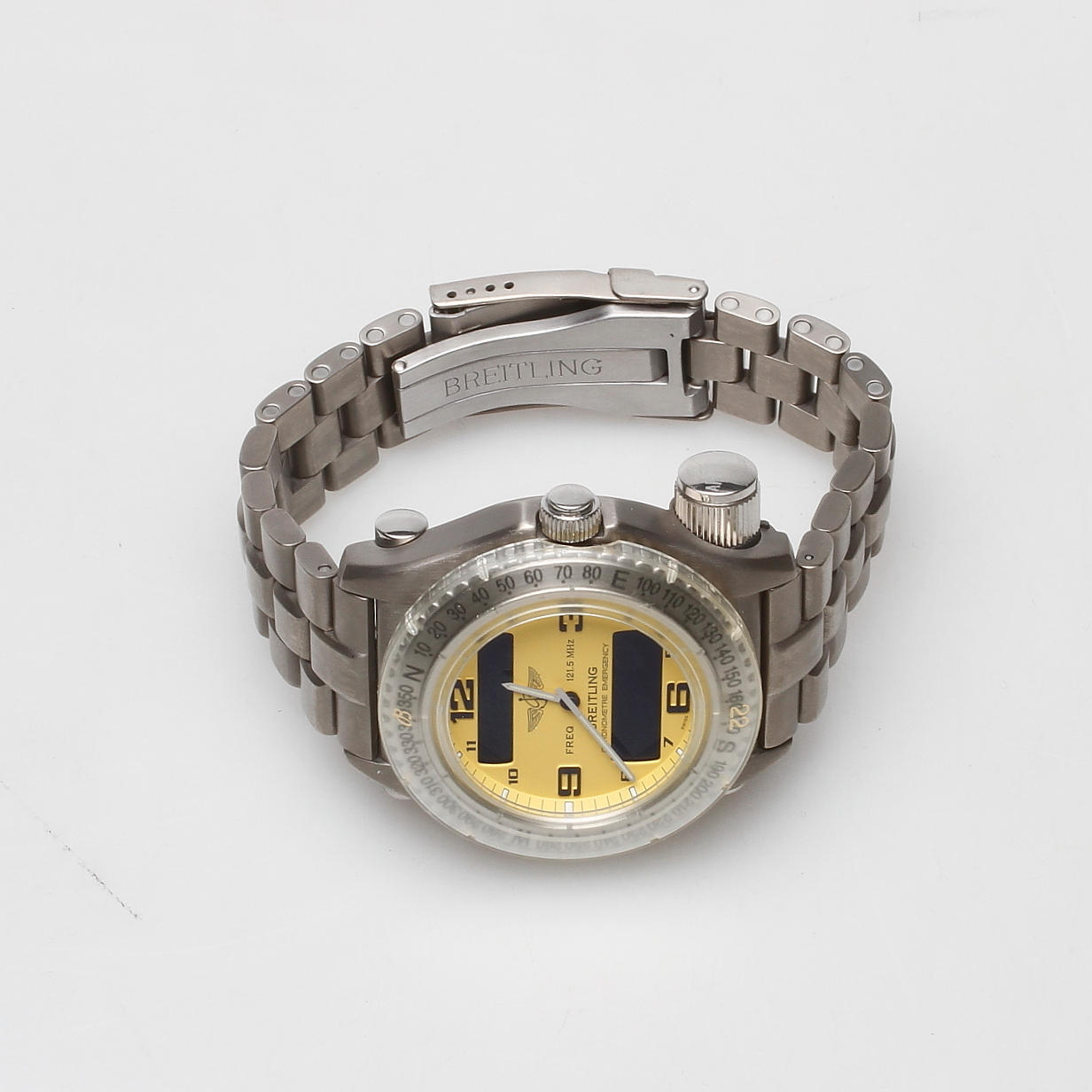 HERRARMBANDSUR, Breitling Emergency.