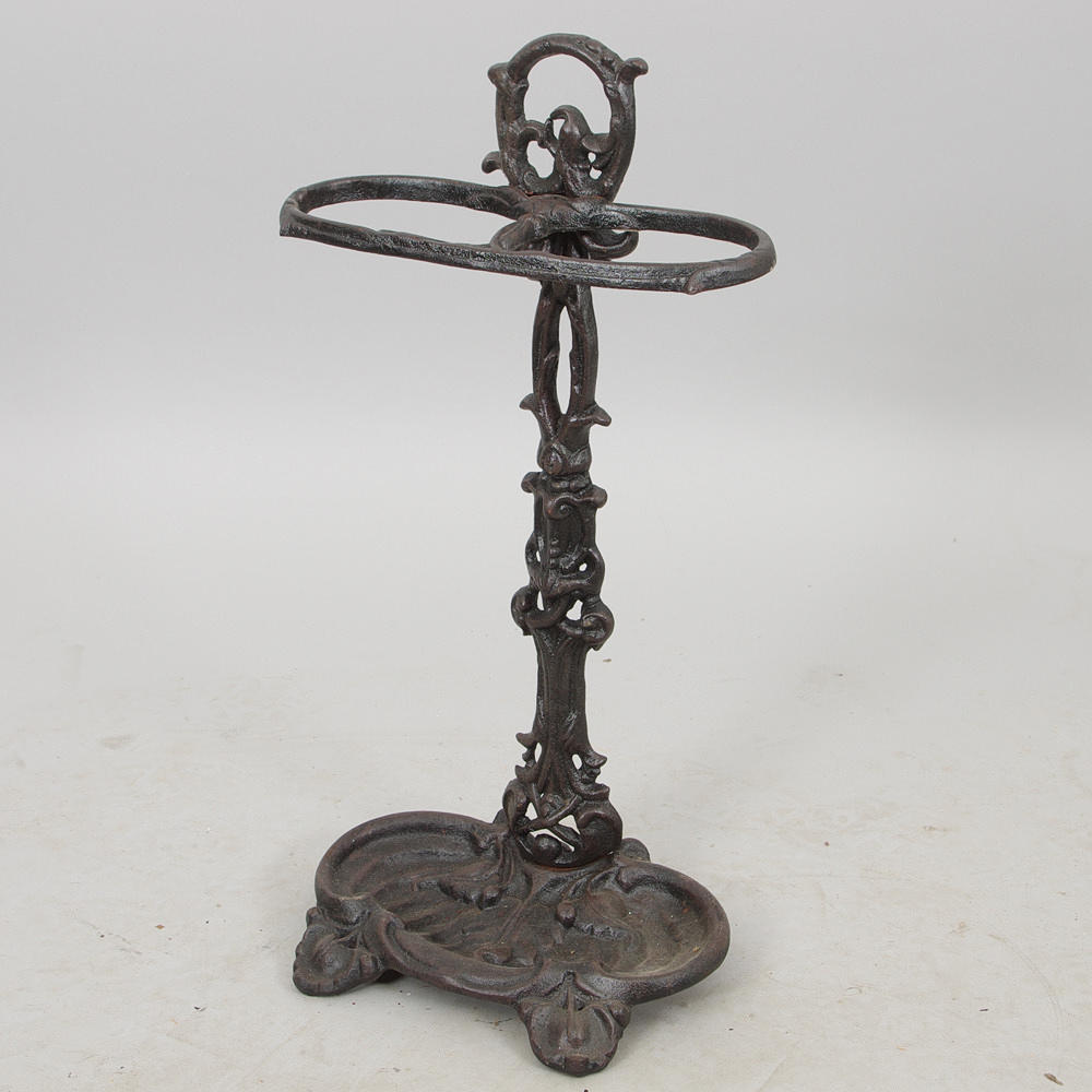 PARAPLYSTÄLL, gjutjärn, samtida.