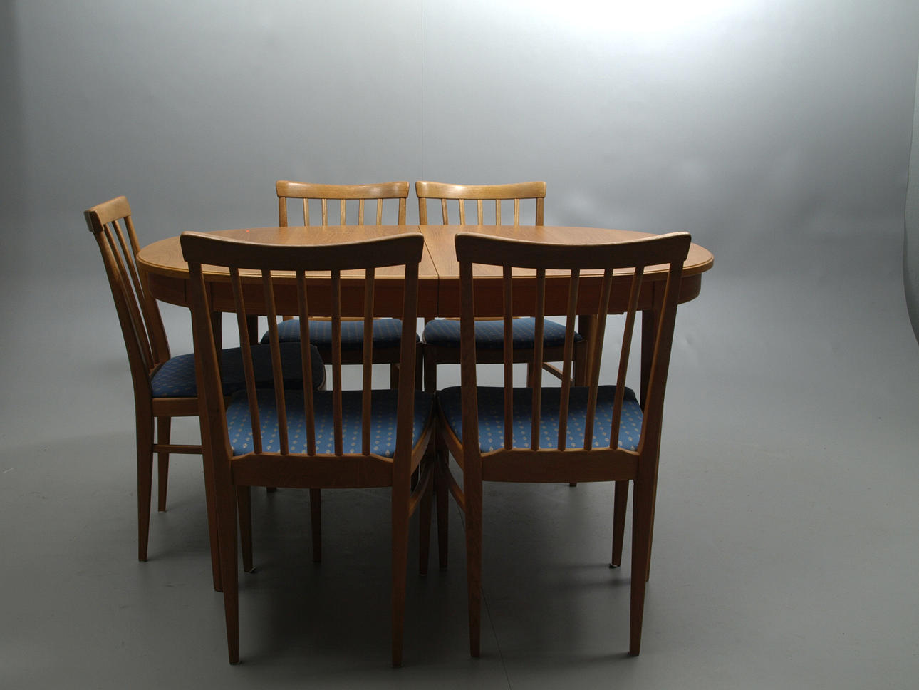 MATSALSGRUPP, 6 delar, ek, "Herrgården",design Carl Malmsten.