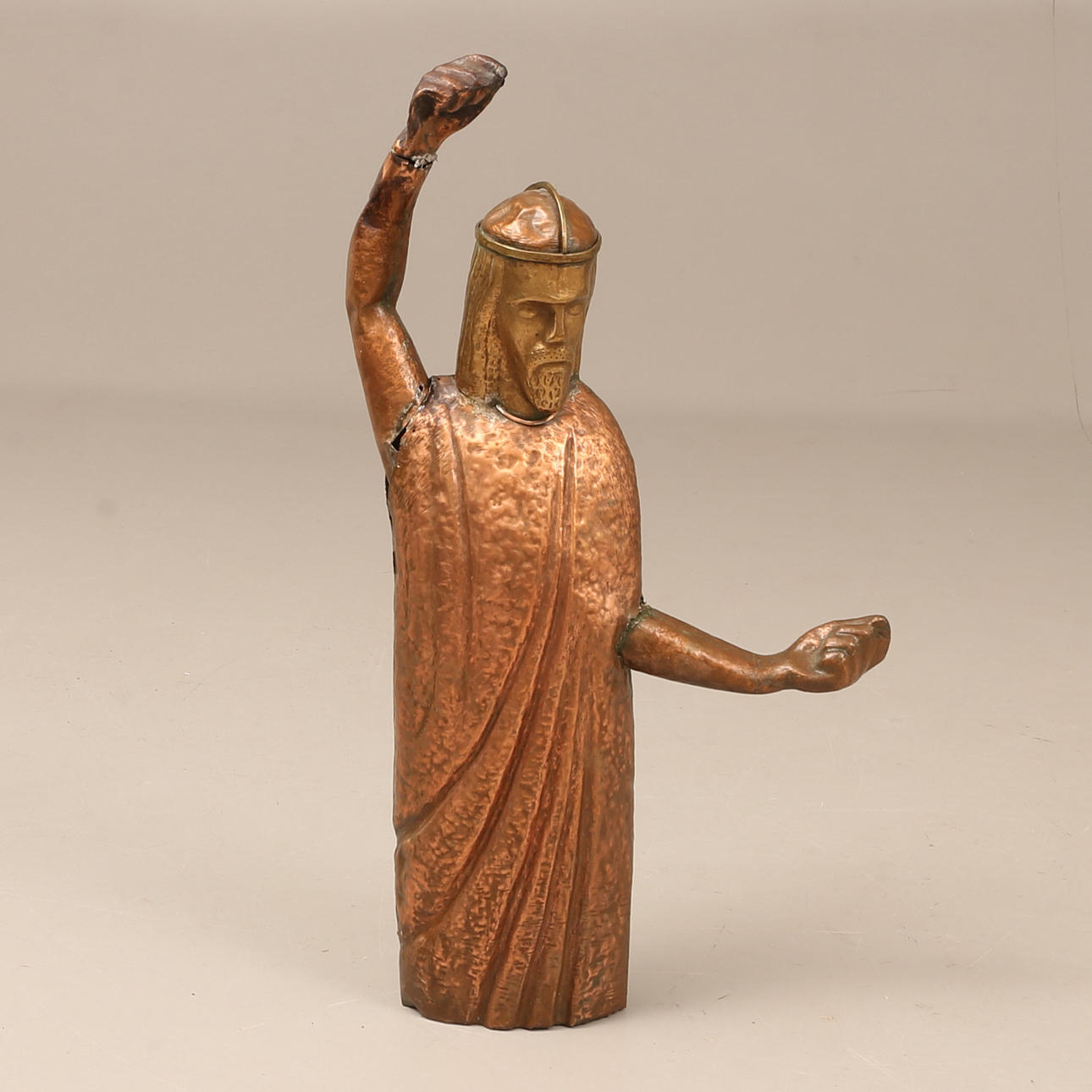 ESCULTURA, cobre, siglo XX.