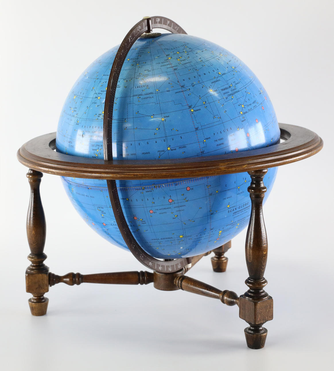 GLOBE på stativ, solsystem, 20. århundrede.