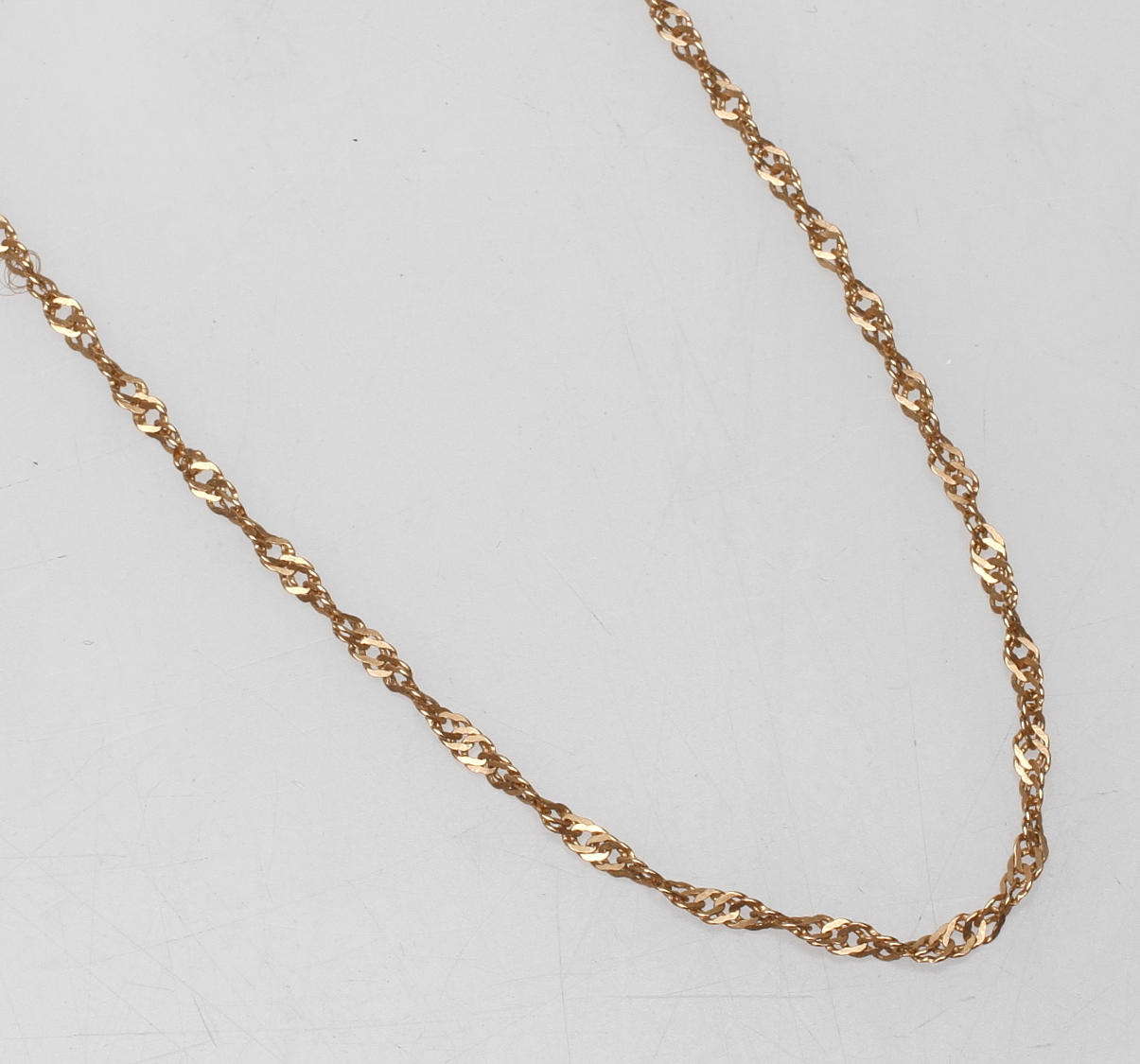 HALSKEDJA, 18k guld, vikt ca 2,5 gr.