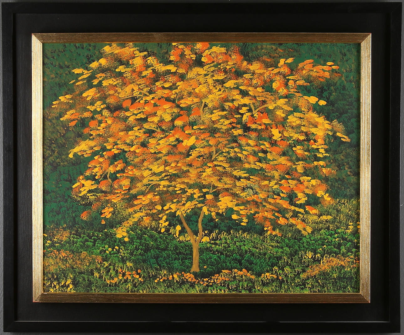 KARIN ANDERSSON. Olja på duk signerad och daterad -74.