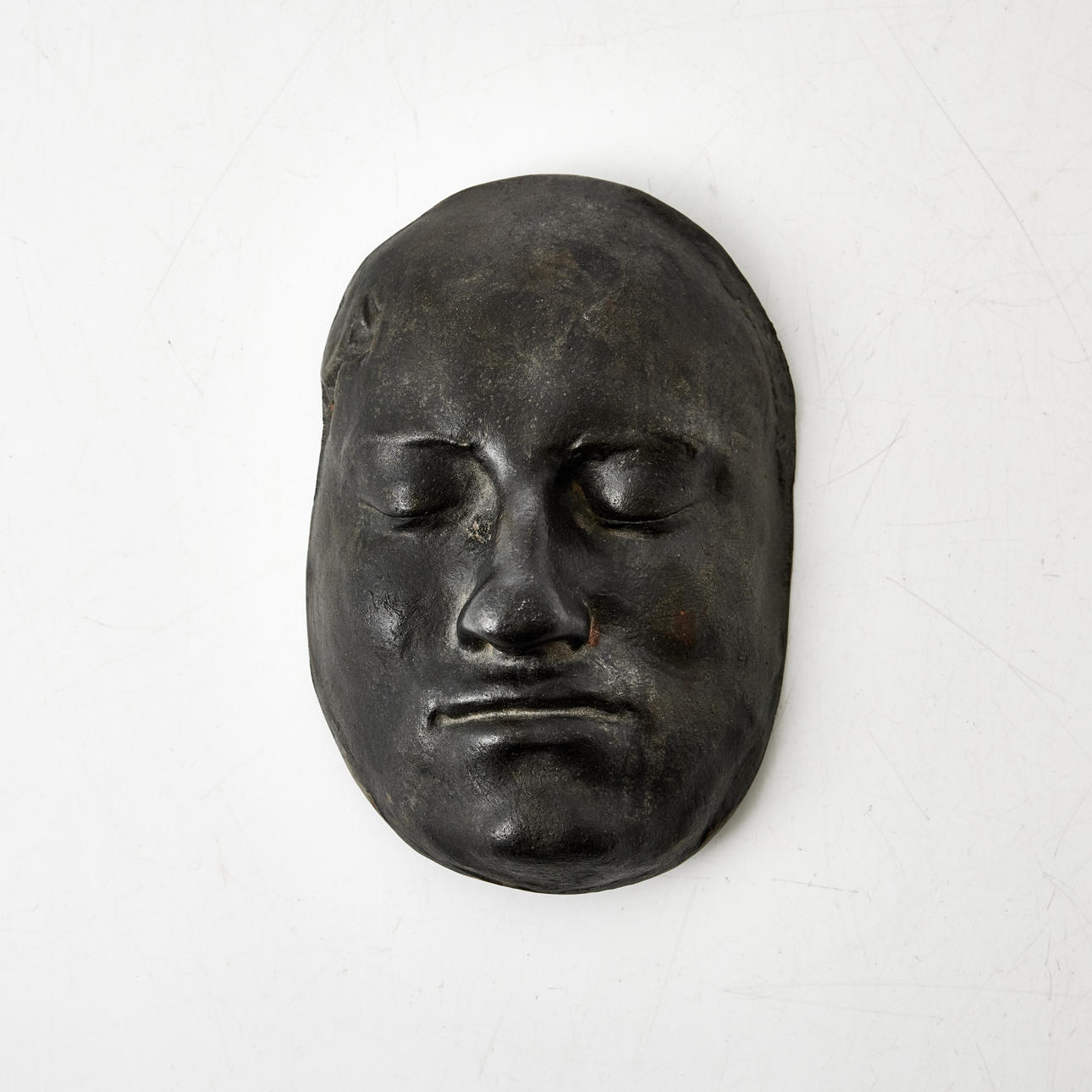 KARL XII:s "Dödsmask", metall.