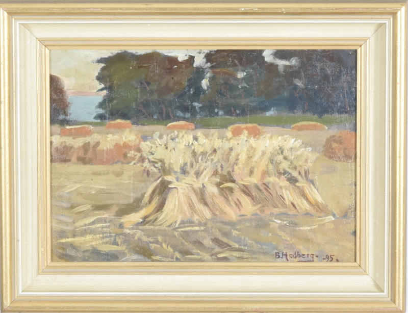 BENGT HEDBERG. Olja på pannå.