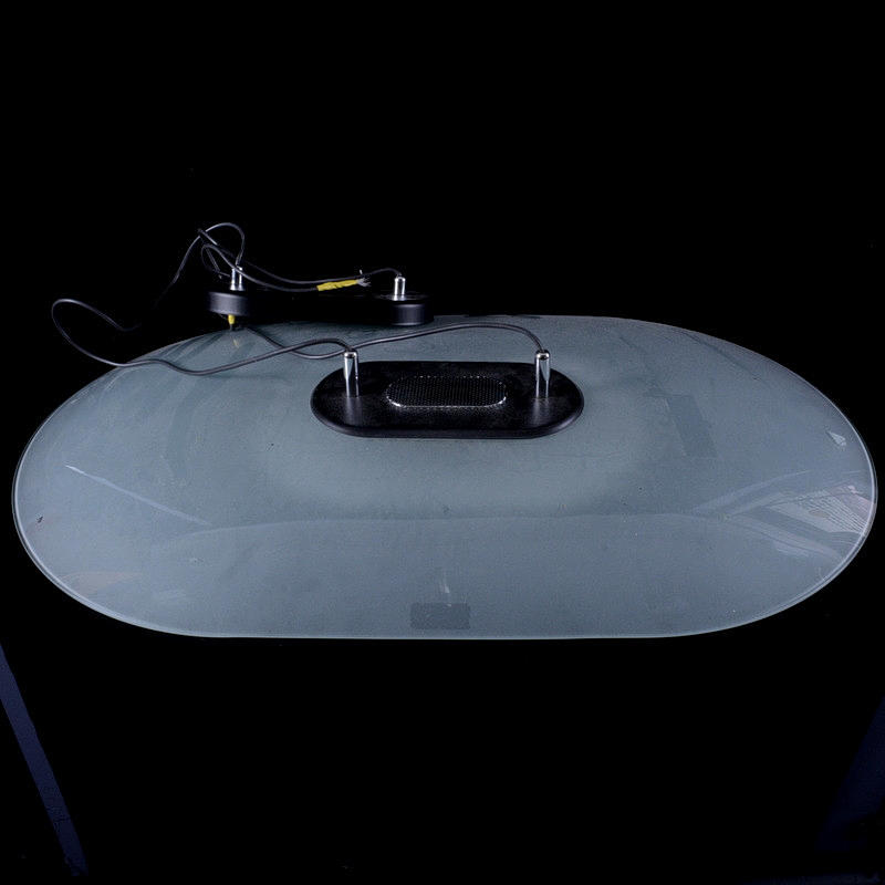 DOMENICO SAIJA. Loftslampe, glas, Murano.