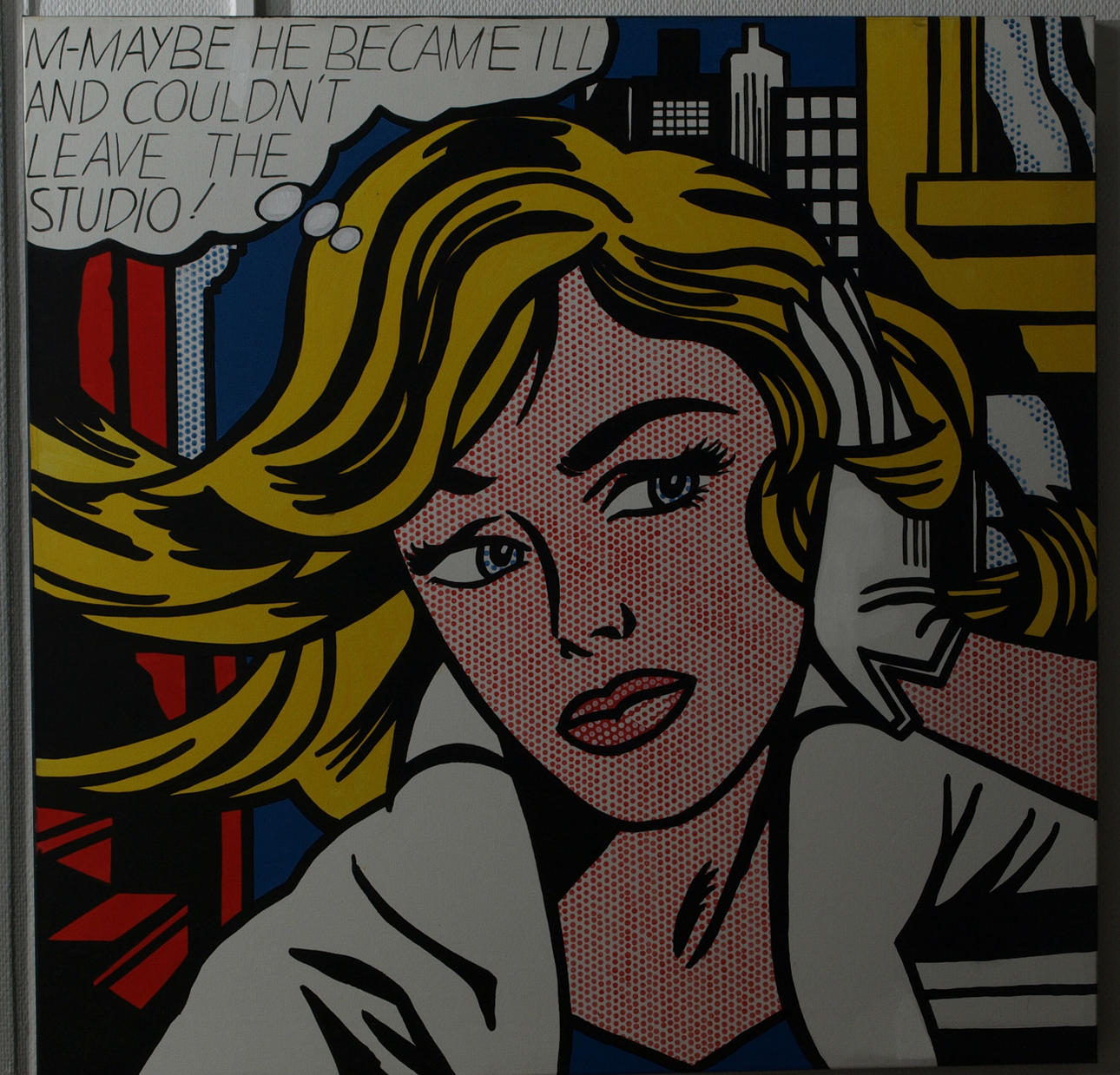 ROY LICHTENSTEIN. Efter, akryl på duk, 2000-tal.