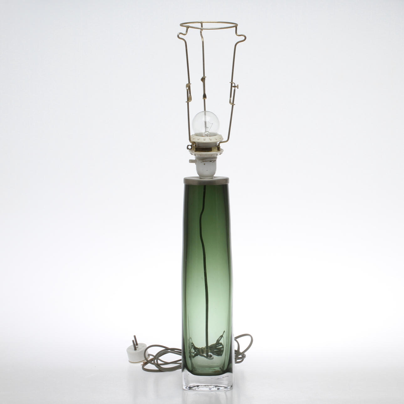 BORDSLAMPA, glas, Carl Fagerlund, Orrefs.