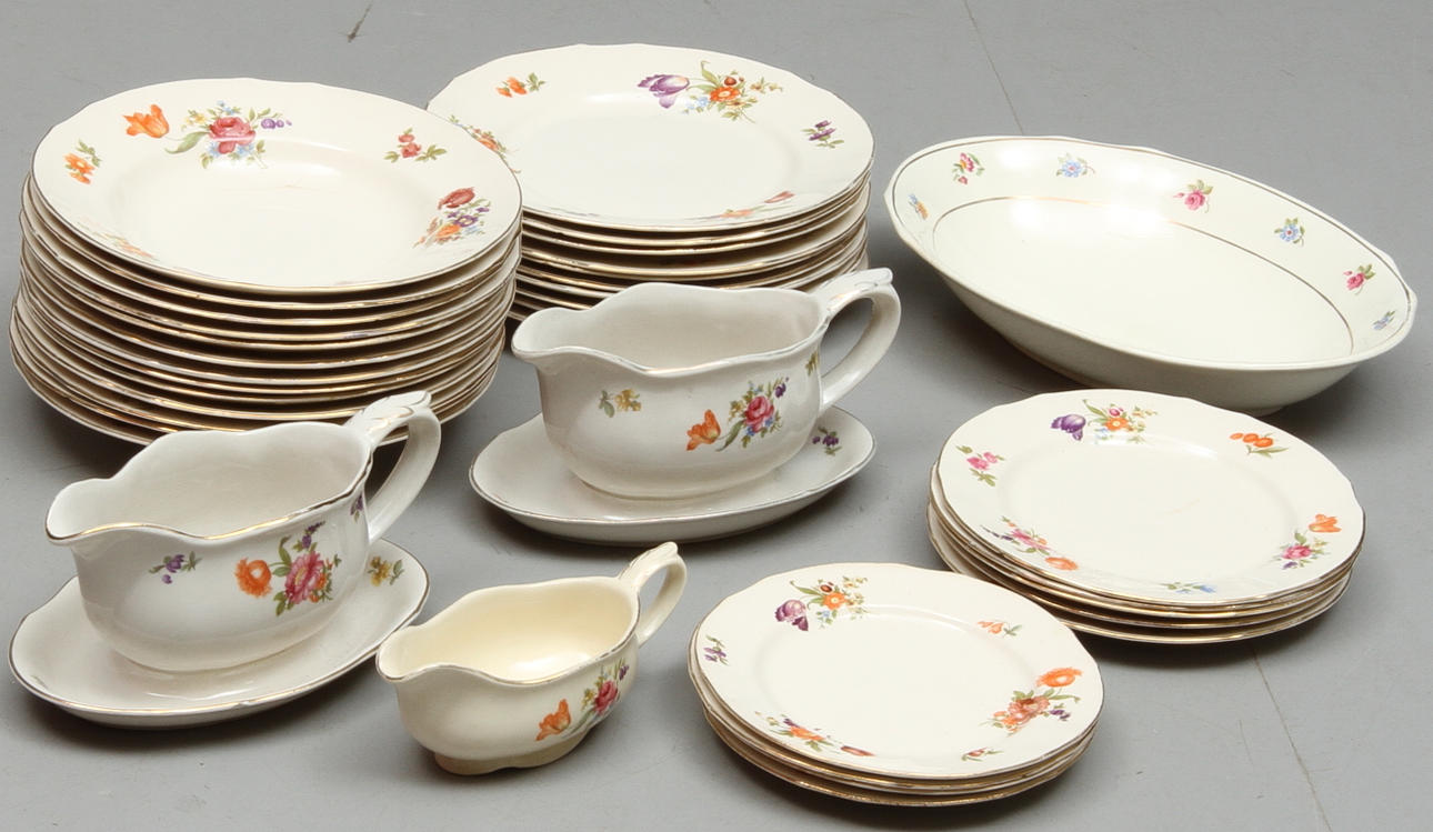 MATSERVIS, 36 delar, porslin, Arabia.