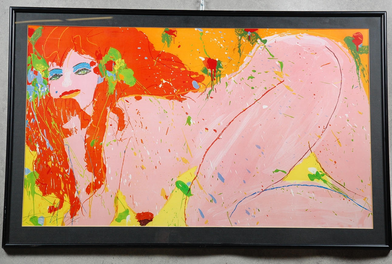 WALASSE TING. EFTER. 1929-2010, tryck, signerad, daterad i trycket.