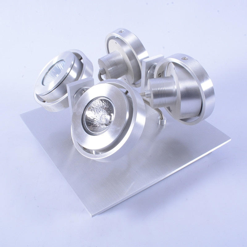 SPOTLIGHTS, 6 pieces, aluminum.