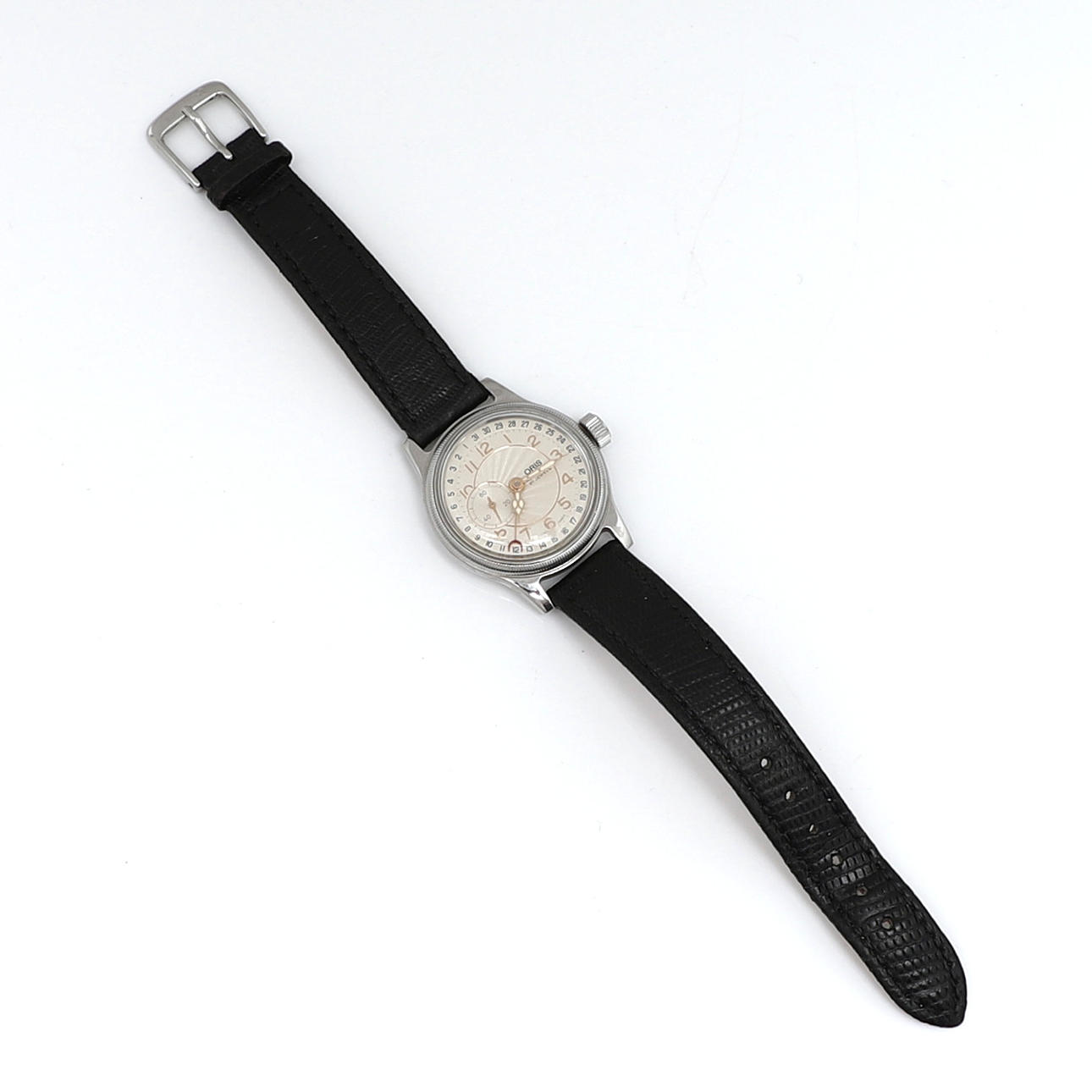 Oris, WRISTWATCH / men's watch, model 'Big Crown - Pointer Date', automatic movement, stainless steel, leather, Switzerland.