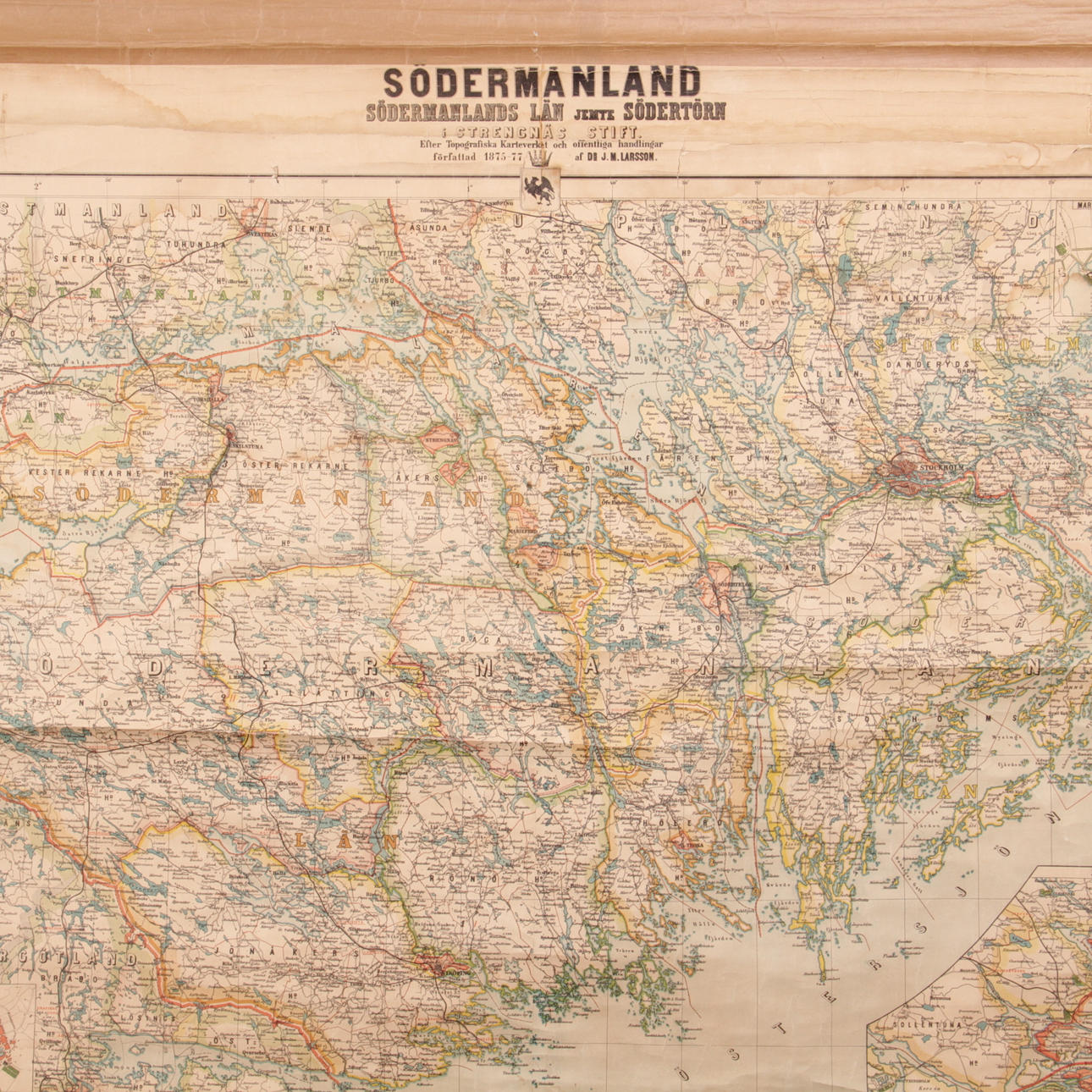 KARTA, Södermanland, 1815 - 1876.