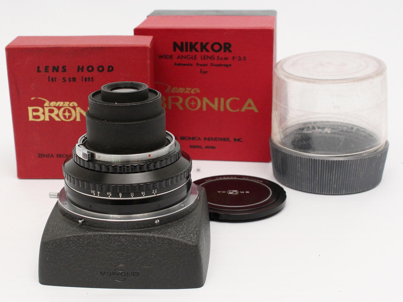 KAMERA OPTIK BRONICA, Nikkor-H 3.5/5 cm.