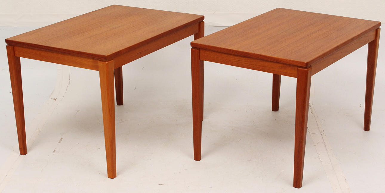 BORD, 2 st, teak, Svenskt ST.