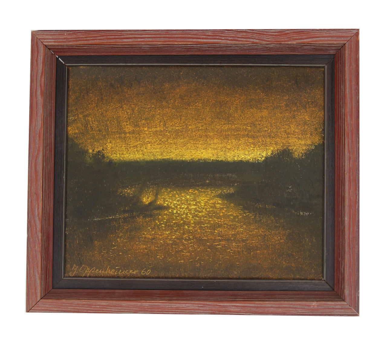 J OPPENHEIMER. OLJA PÅ DUK, signerad.