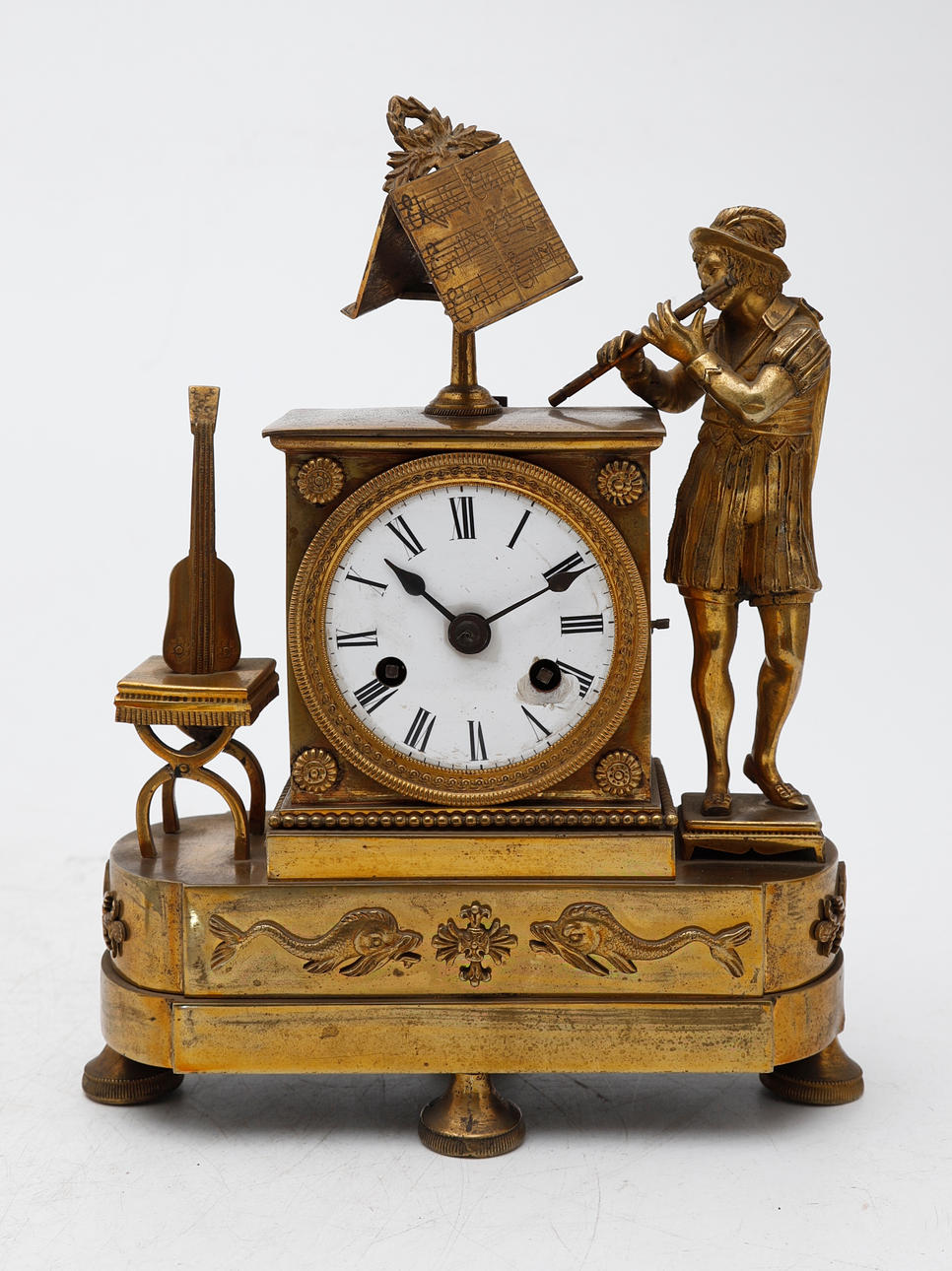 Charles X table clock in gilt bronze, circa 1830. Clocks & Watches ...