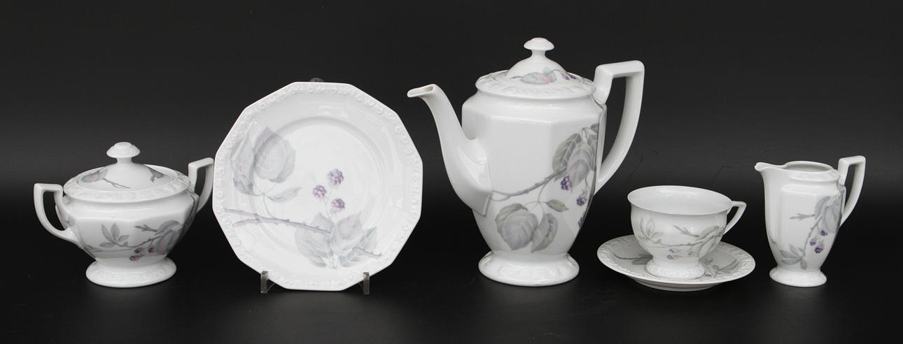 KAFFESERVIS, 28 delar, porslin, "Maria", Rosenthal.