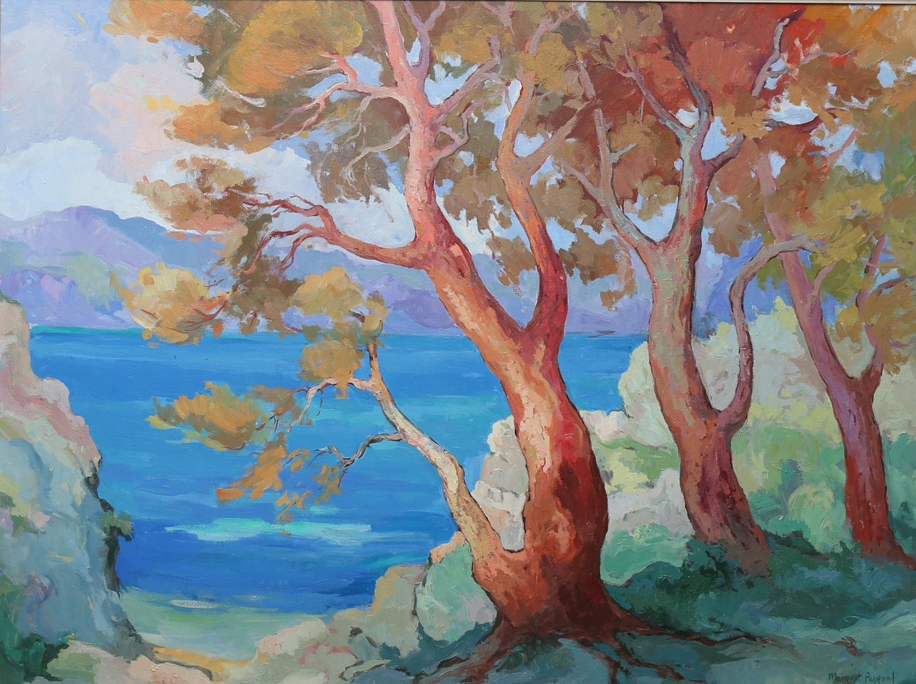 MARQUET PASQUAL. ”Pins vermells, Mallorca”.