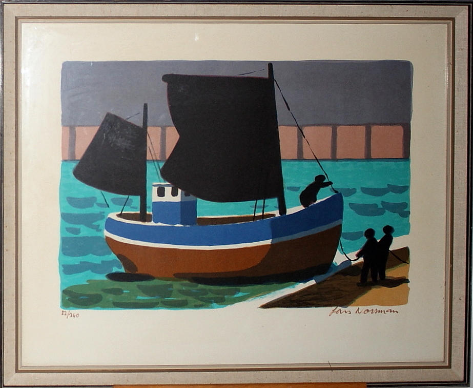 LARS NORMAN. litografi numrerad 82/260.