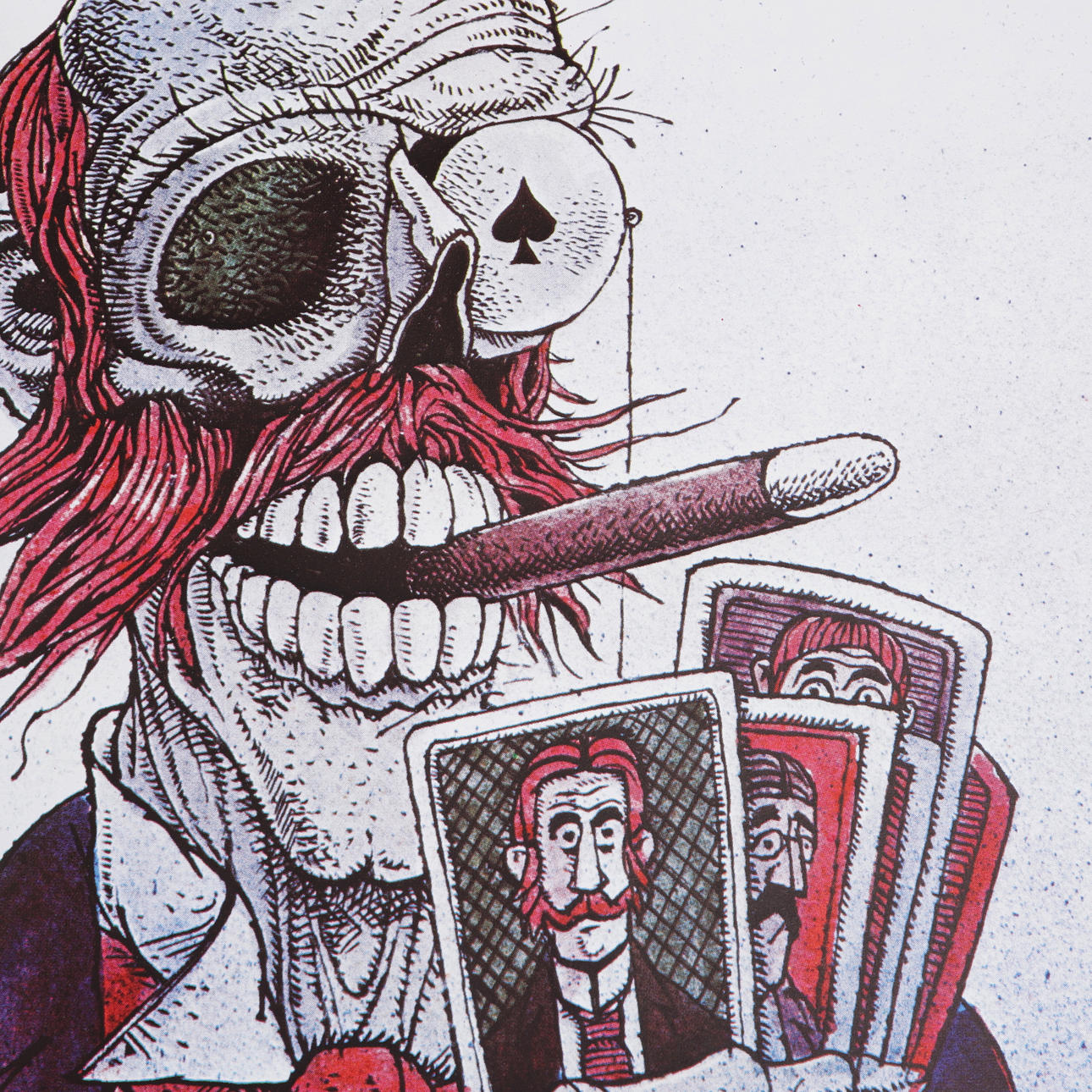 HANS ARNOLD. Död mans hand, originalaffisch, 1970-tal.