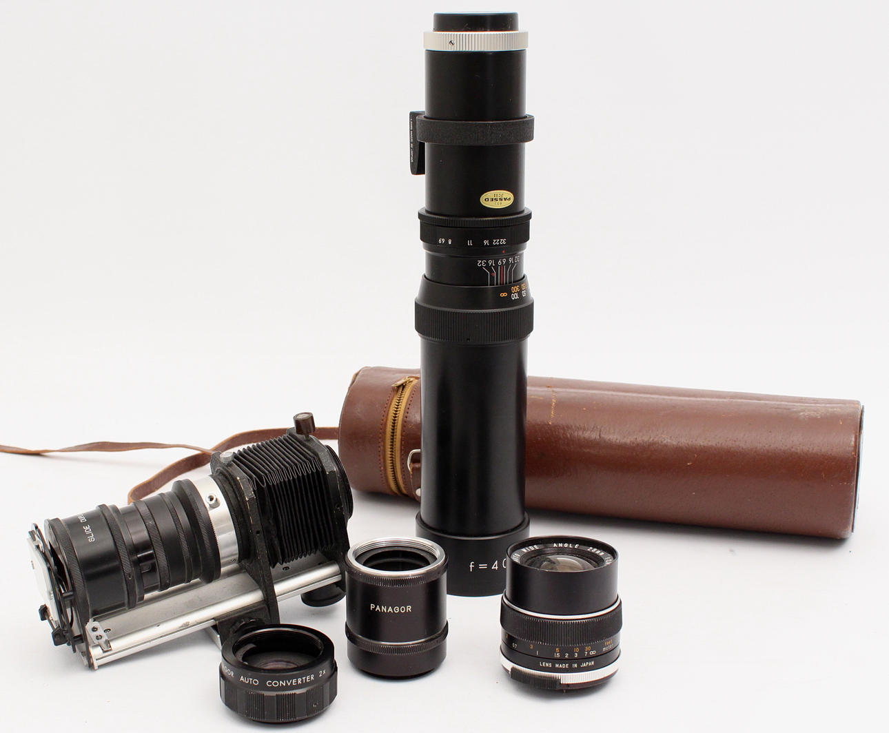 OBJEKTIV, tillbehör, 5 delar.