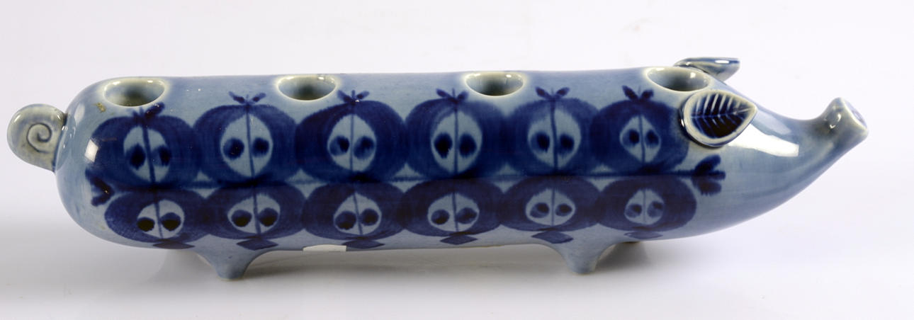 LISA LARSON. Ljusstake "Matilda", adventsgris.