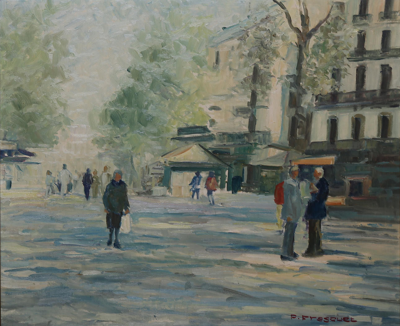 PASCUAL FRESQUET. Stadsutsikt.