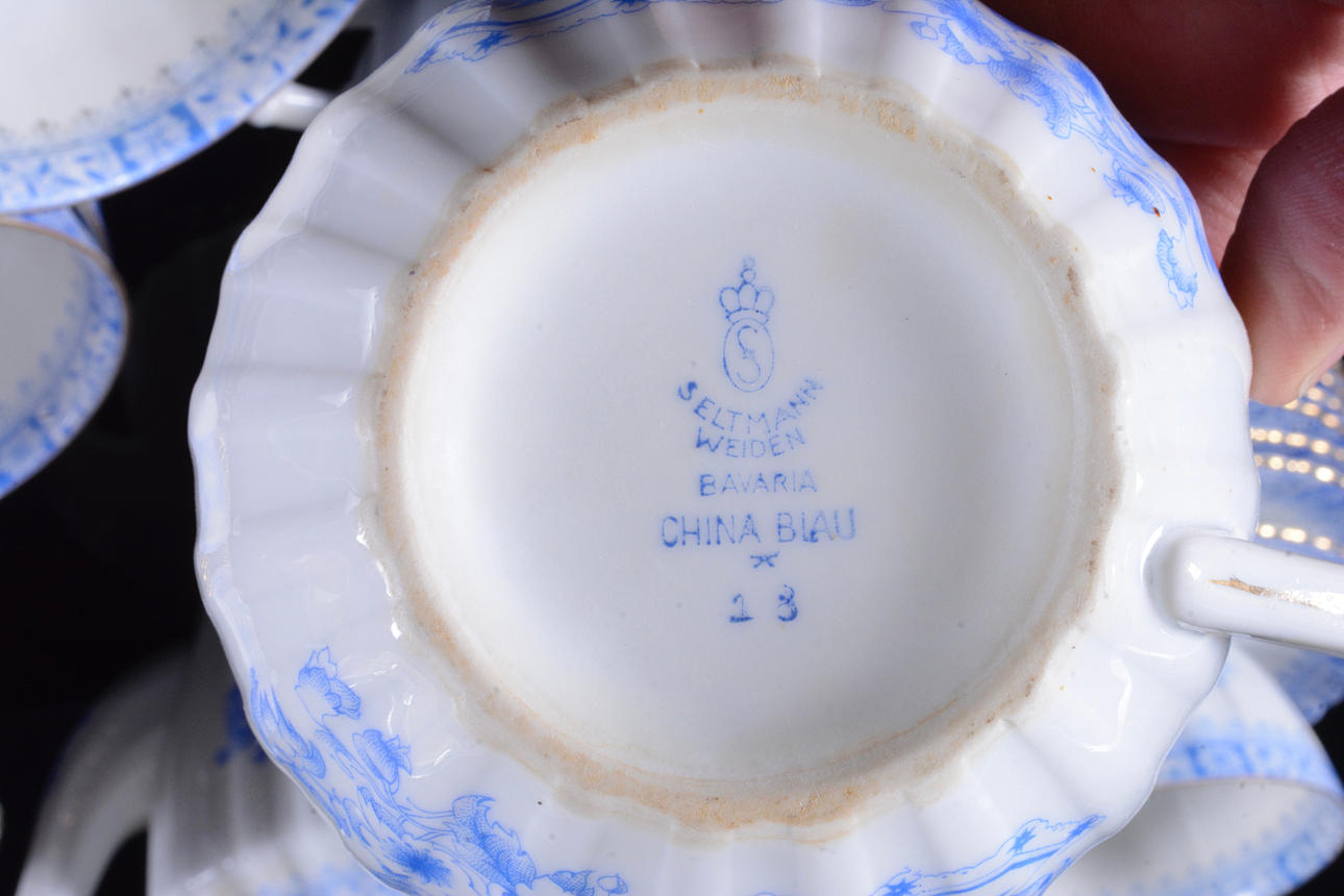 TEESET, 38-teilig, Porzellan, 