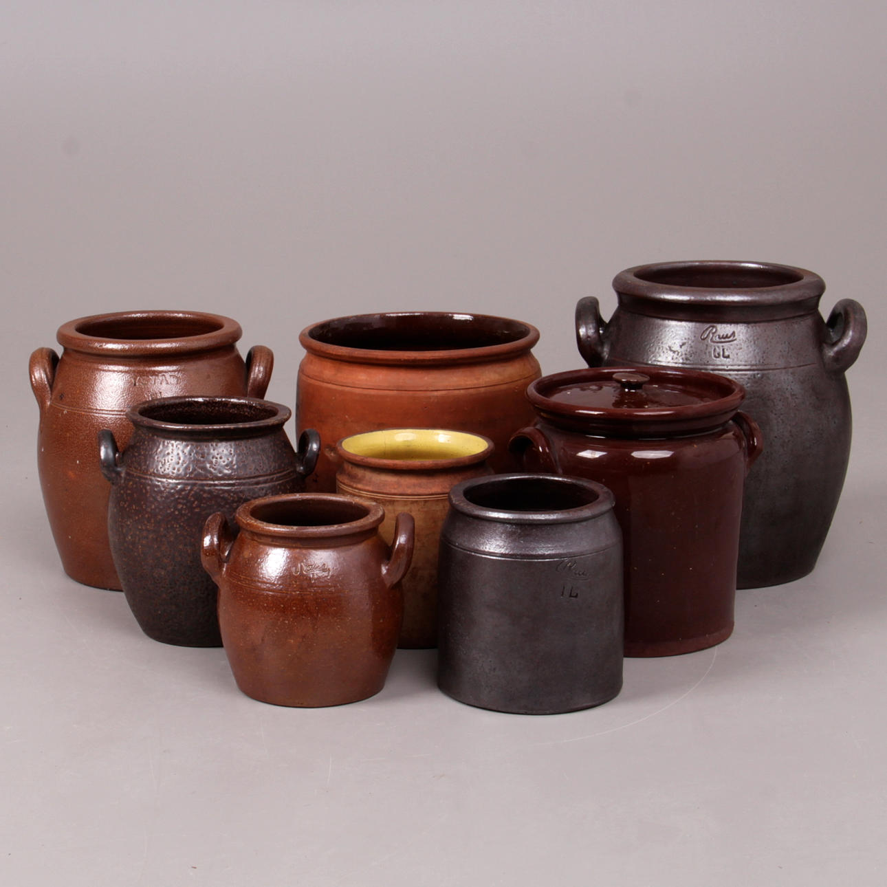 KRUS, 8 st. Raus, Ystad samt Gefle.