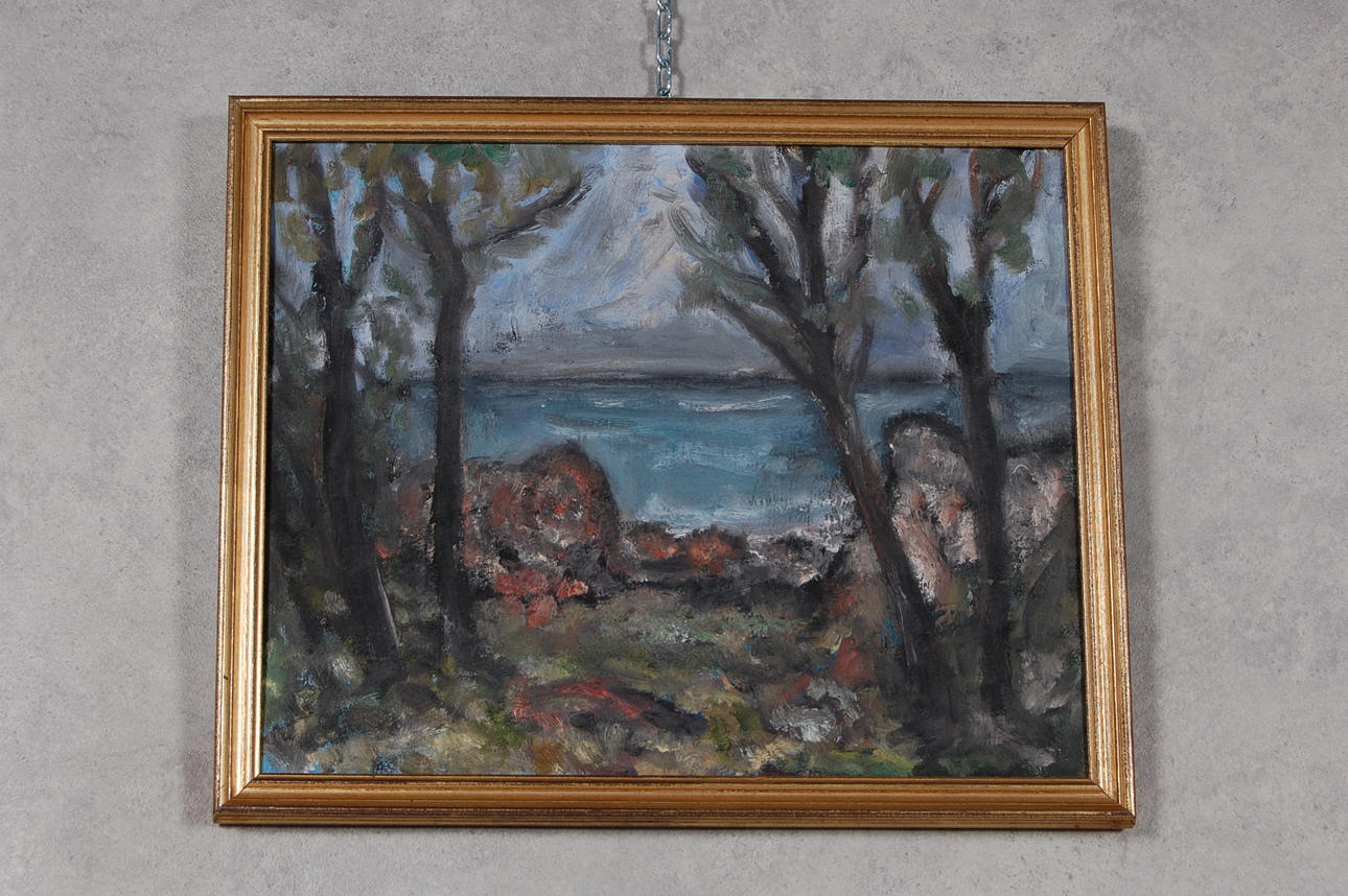 LARS WILKS. Olja på duk, märkt L Wilks.