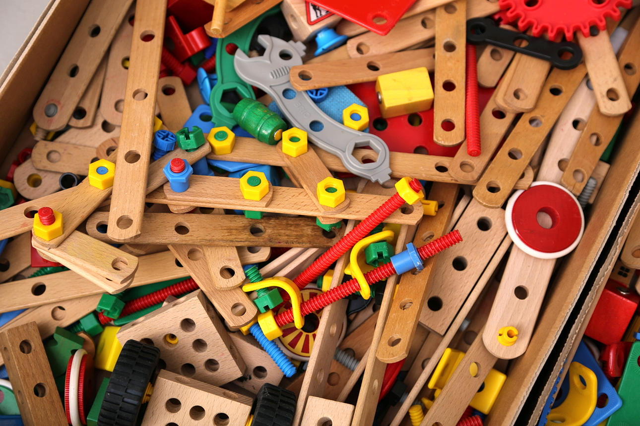 TRÄMECCANO, trä/plast.