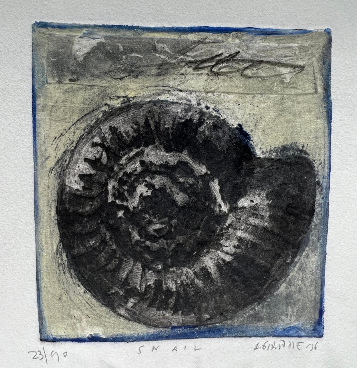 Alexis GORODINE (1954), serialography, Snail.