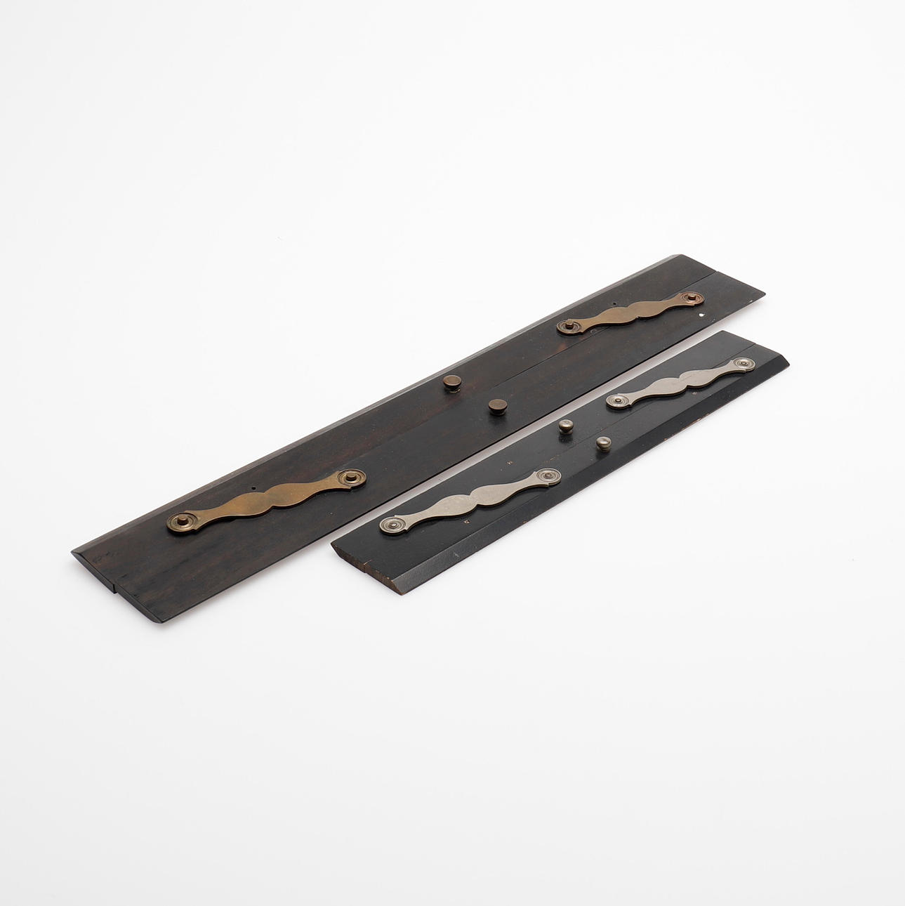 PARALLEL RULER, 2 PCS, antique. The smaller marked Keuffel & Esser Co.
