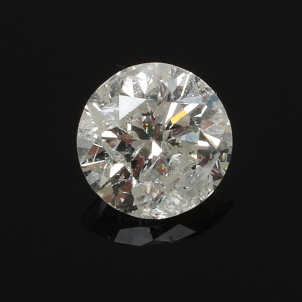 DIAMANT, briljant, oinfattad, ca 0,40ct.