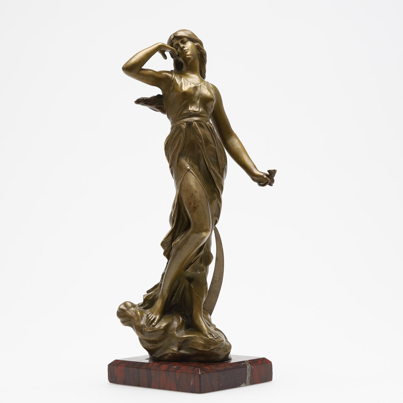 JULIEN CAUSSÉ. Bronze, signed.