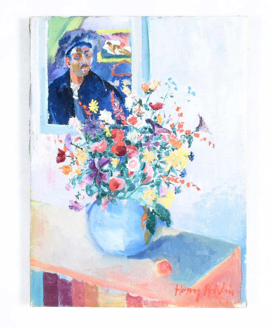 HARRY AHLIN. Olja på duk.